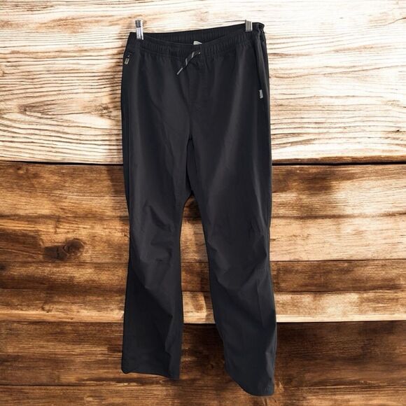 L.L. Bean Black hiking pants with Tapered Legs and Drawstring Waist small 30” - Picture 1 of 8